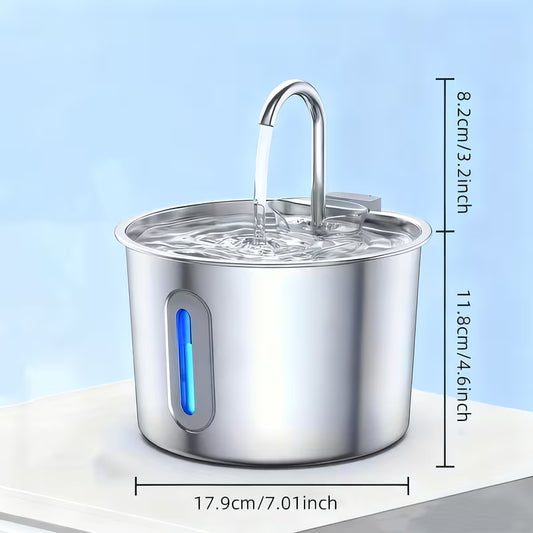 Paslanmaz Çelik Kedi & Köpek Su Pınarı